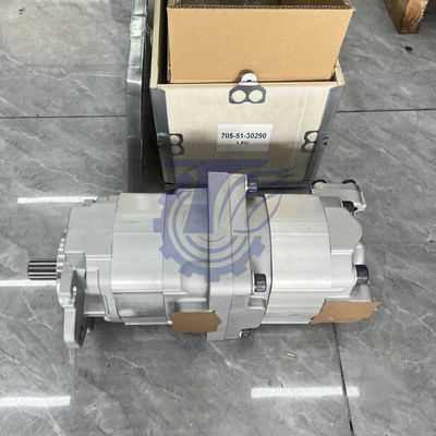 7055130290 705-51-30290 PER KOMATSU D155AX-5 D155A-3 D155A-5 Bulldozer a striscia PARTI pompa di ingranaggi idraulici AFTERMARKET ORIGINALE REFANFACTURING OEM MARCA NUOVA