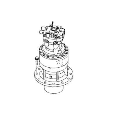 KRC10010 Swing Device ASSY / SWING GEARBOX / SWING REDUCTION GEAR FOR CASE SH200-5 CX210C CX210B EXCAVATORS PARTS AFTERMARKET ORIGINALE